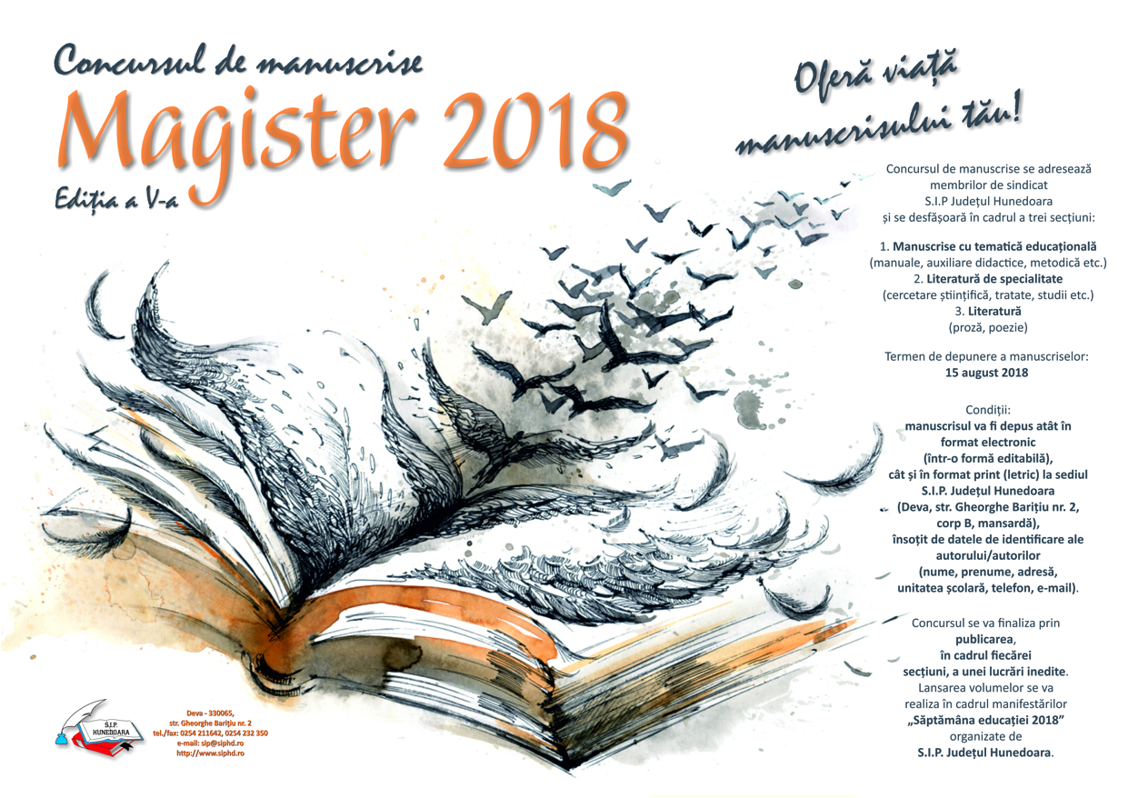 Afiș „Magister” 2018