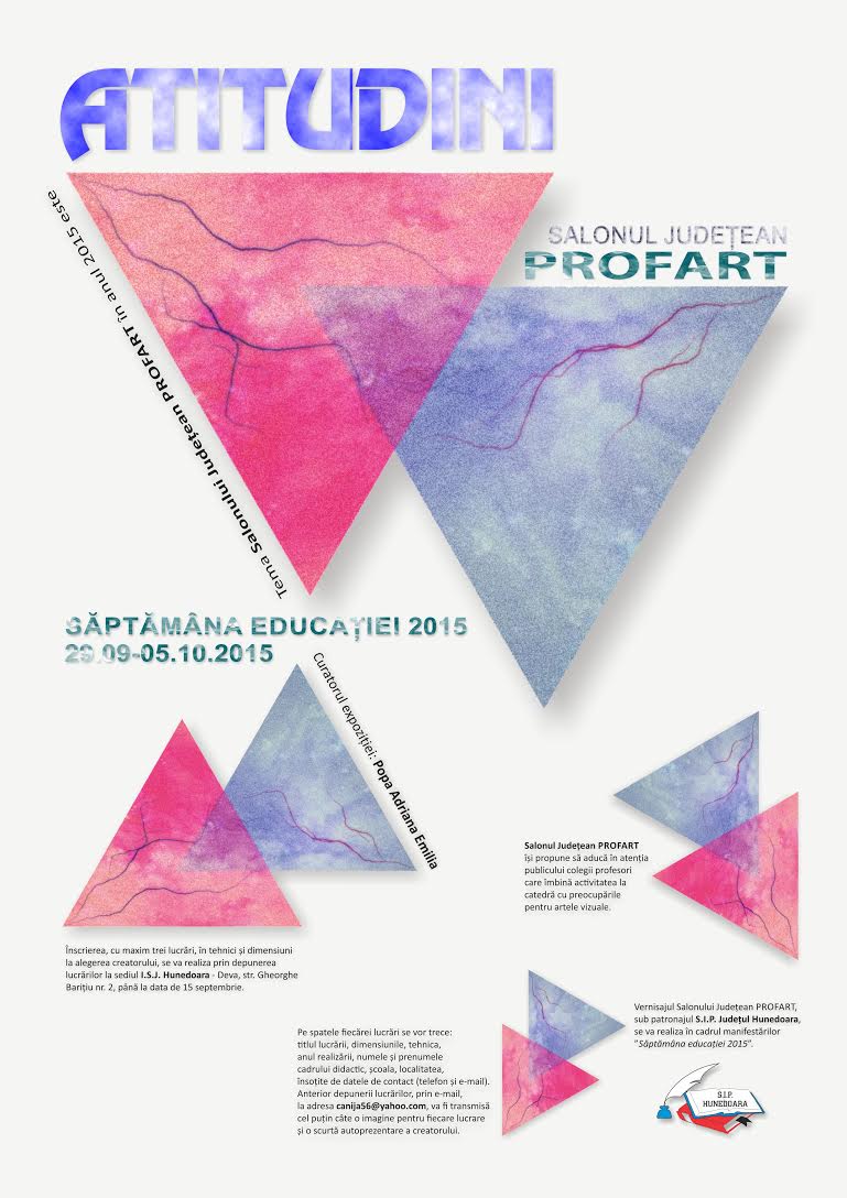 Afiș „ProfArt” 2015